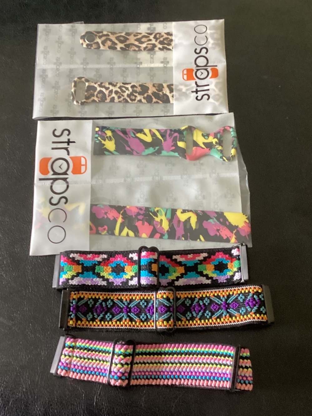 Multicolor Patterned Replacement Watch Bands for Women